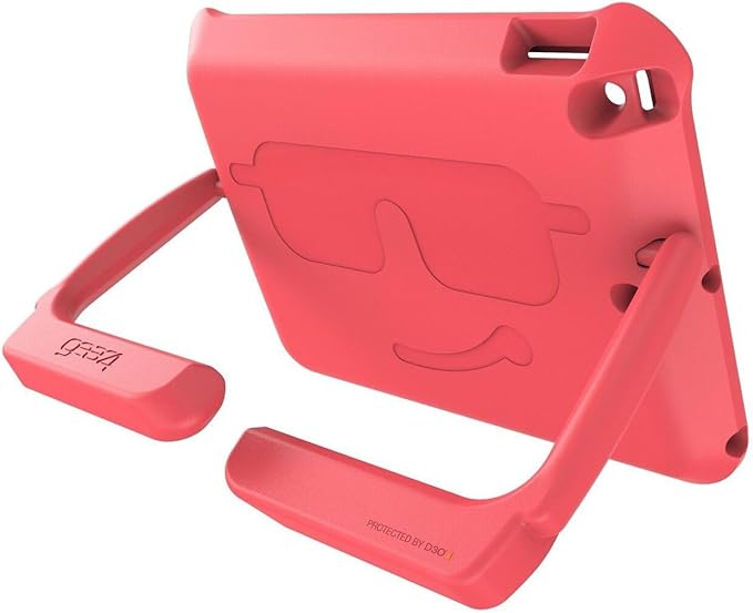 ZAGG Gear4 Orlando Case for iPad 10.2 9th 8th &amp 7th Generation - Kids Tablet Case Made with D3O Case for Kids Shockproof Stand Kids Case for iPad 9/8/7 Gen 10.2-Inch Coral Pink