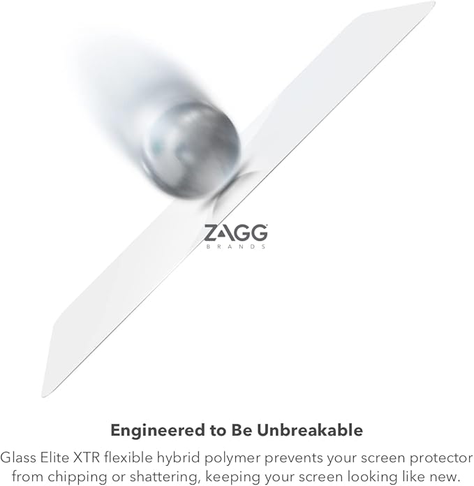 ZAGG XTR for iPhone SE (3rd/2nd Gen) 8 7 6s 6 Glass Edge-to-Edge D3O Protection Blue Light Filter InvisibleShield Ultra Touch Sensitivity