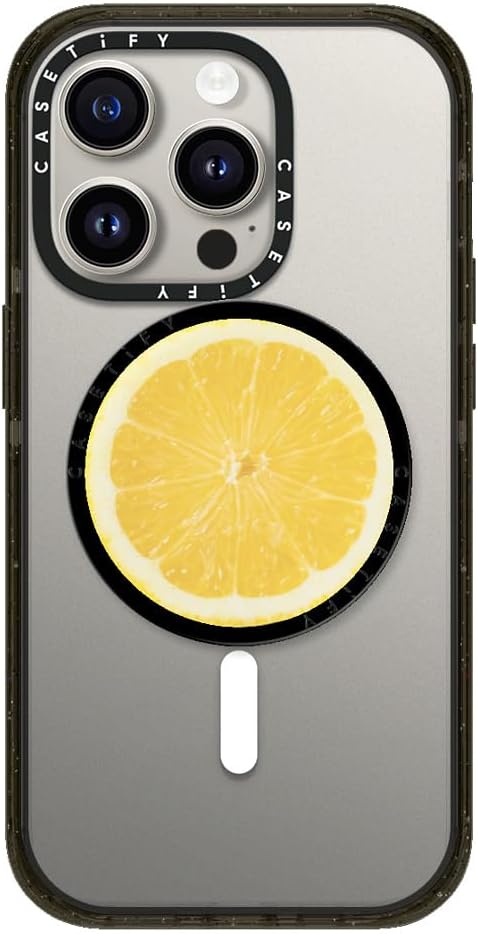 CASETiFY Snappy Grip Stand Compatible with Magsafe -Lemon