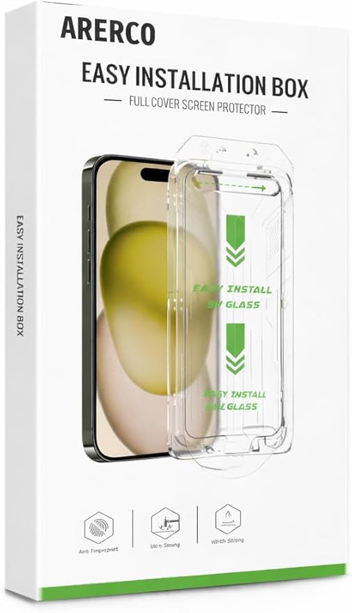 3 Pack for iPhone 17 Pro Screen Protector Privacy Full Cover Glass + 2 Camera Lens Protector 9H+ Tempered Glass Military Grade Shatterproof Anti Spy Bubble Free Auto installation Frame