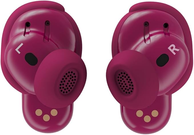 Bose QuietComfort Ultra Earbuds (2nd Gen) - Wireless Noise Cancelling Earbuds with Mic Immersive Audio USB-C Charging Up to 6 Hours Battery IPX4 Rating Deep Plum - Limited Edition Color