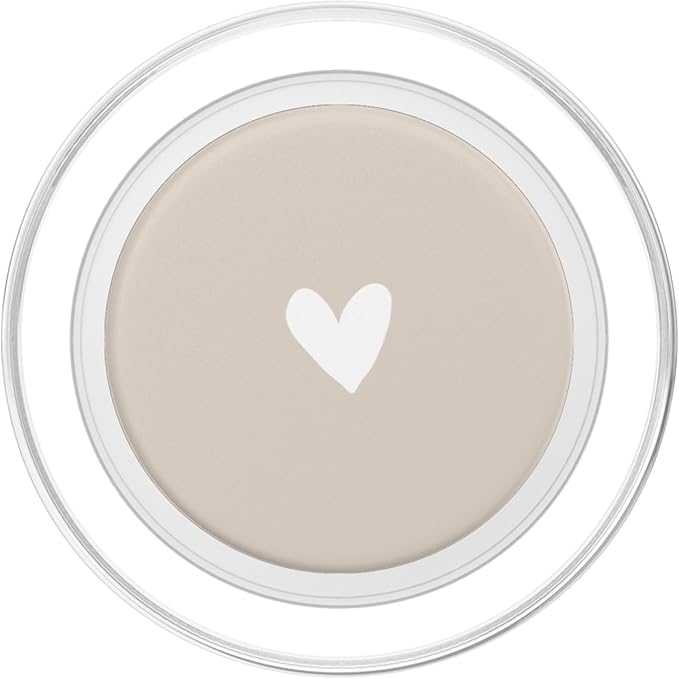 Sand/Beige/Tan Heart Minimalist Love PopSockets PopGrip for MagSafe