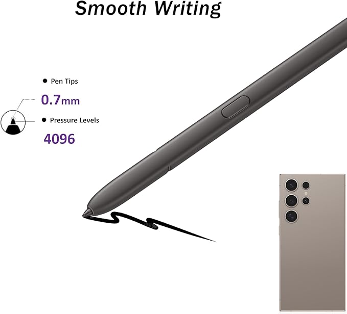 S24 Ultra S Pen for Samsung Galaxy S24 Ultra S Pen Replacement US Version EJ-PS928BYEGUS for Samsung Galaxy S24 Ultra Stylus Pen withBluetooth (Yellow Gold)