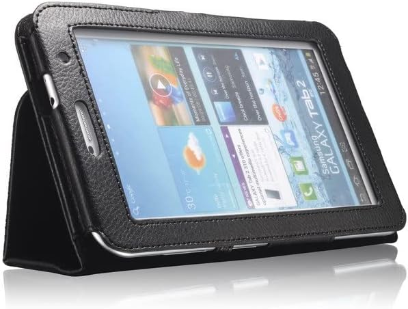 Compatible with Samsung Galaxy Tab 2 (7.0 Inch) P3100/P3110 Tablet case Full Coverage Ultra Slim Leather Cover Case with Folding Stand Cover Rugged with Auto Sleep/Wake