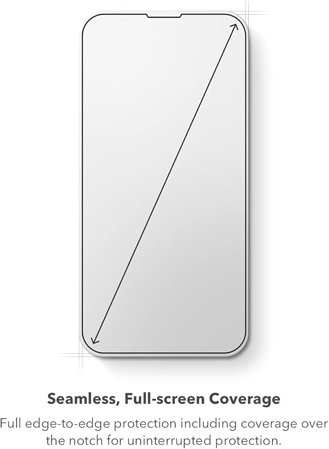 ZAGG XTR Screen Protector - Gaming Glass with D3O - Glass Case Friendly Screen Protector - Impact &amp Scratch Protection - Made for Apple iPhone 13 mini InvisibleShield Easy to Install