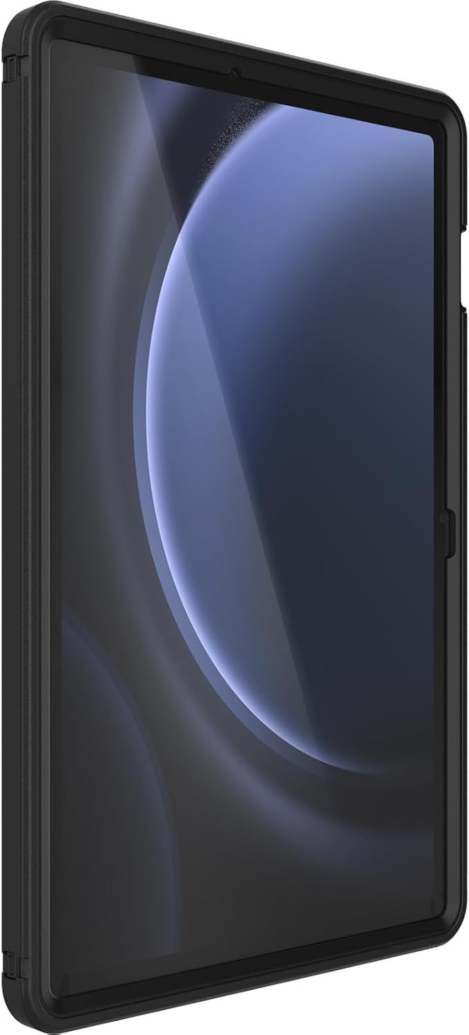 OtterBox Defender Case for Samsung Galaxy Tab S10 FE Galaxy Tab S9 FE Shockproof Ultra-Rugged Protective Case with Built in Screen Protector 2X Tested to Military Standard Black
