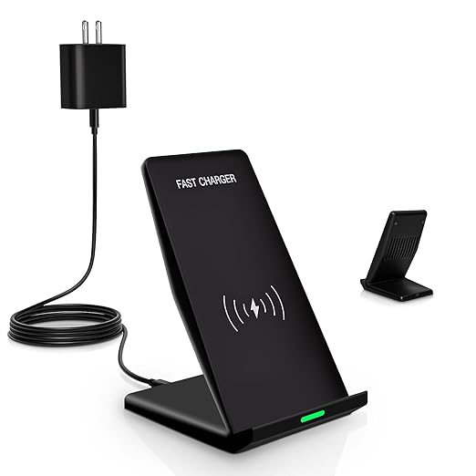 Wireless Charger Station15W Desk Wireless Charging Stand 20W USB C Adapter for Apple iPhone 17 Pro/17/17/Air/16 Pro/16E/16 Plus/15/14/13Samsung Galaxy S25/S24/S23/S22/Z Flip Fold/Note 20Google etc