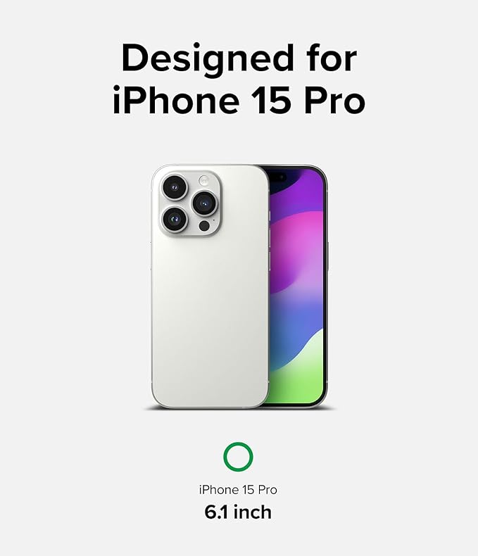Ringke Privacy Glass [Feel Better in Public] Compatible with iPhone 15 Pro Screen Protector Easy to Install Case Friendly Tempered Glass Anti-spy Privacy Screen Protector with Installation Tool