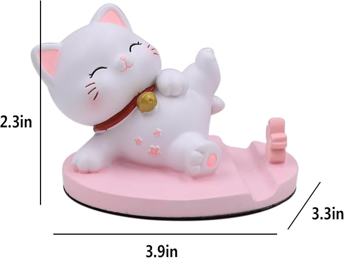 Pink Cat lying