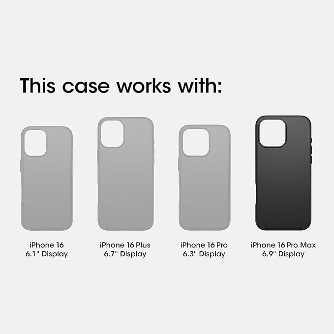 OtterBox iPhone 16 Pro Max Premium Pro Glass Privacy Guard with Bonus PopGrip (Colors May Vary) (iPhone 16 Pro Max)