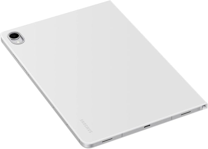 Samsung Galaxy Tab S11 Smart Book Cover Tablet Case Minimalist Style Slim and Sleek Foldable Stand US Version White