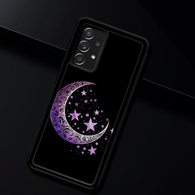 Cute Purple Moon Star