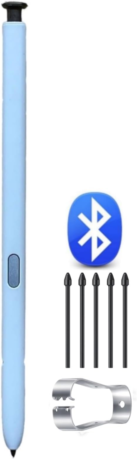 S22 Ultra Pen (withBluetooth) Replacement for Samsung Galaxy S22 Ultra S Pen S22 Ultra Stylus (4096 Pressure Sensor) + Replacement Tips/Nibs (Blue)