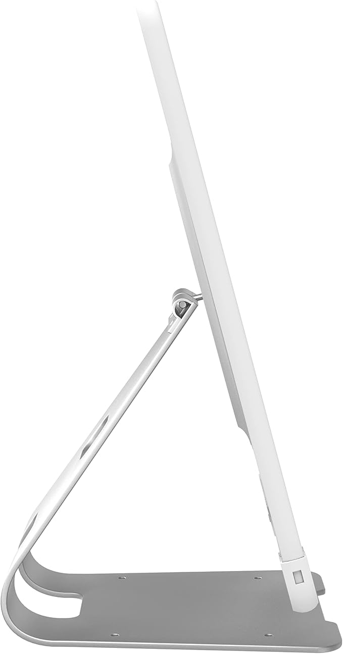 CTA Anti-Theft Case &amp Stand – Solid Security Locking Case with 180° Angle Adjustability – Compatible with iPad 5th-9th Gen Air 1-3 &amp Pro 9.7 and 10.5” - White - (PAD-ASCS10W)