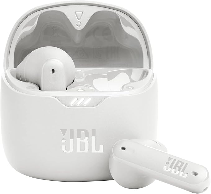 JBL Tune Flex - True Wireless Noise Cancelling Earbuds (White) Small