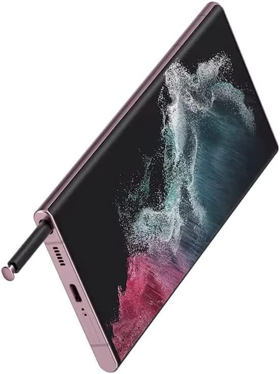 S22 Ultra Pen (WithBluetooth) Replacement for Samsung Galaxy S22 Ultra S Pen Replacement Galaxy S22 Ultra Stylus Pen (4096 Pressure Levels) with 5*Tips/Nibs (Burgundy)