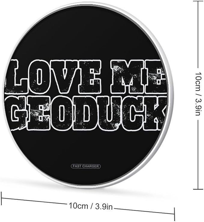 Love Me Geoduck Phone Charger Magnetic Charging Pad Anti-Slip with USB Cable