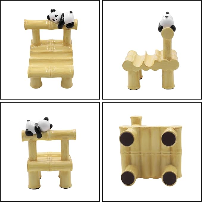 Mini Chair Square Base-Yellow-Panda