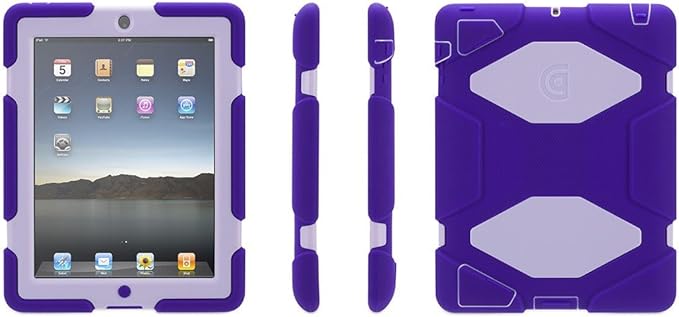 Griffin Survivor Case for iPad 2/3 - Purple and Lavender (GB35452-2)