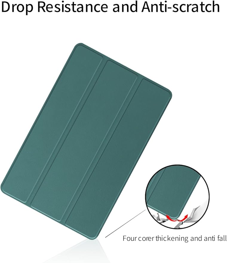 for Samsung Galaxy Tab S11 Ultra (SM-X936B) 2025 Android 14.6 Inch Tablet CaseBOVUGAC Tri-fold Tablet Case Cover for Galaxy Tab S11 Ultra 14.6Full Protection Premium PU Scratch Resistant.(Green)