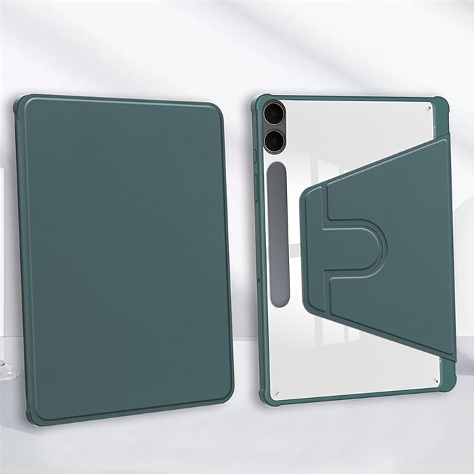 for Samsung Galaxy Tab S11 Ultra Case 14.6 inchAuto Wake/SleepMulti-Viewing AnglesSlim Light Shell CoverPU Leather+PCCompatible with Samsung Galaxy Tab S11 UltraGreen