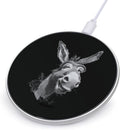 Mocking Donkey Fast Portable Charger 10W Funny Graphic Phone Charging Pad with USB Cable