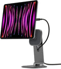 Spigen OneTap Easel Tablet Stand Designed for All iPad/Pro/Air/Mini Models Compatible with 8.3 / 10.9 / Pro 11 / 12.9 / 13 Premium Adjustable Multi-Angle Magnetic Stand - Space Gray