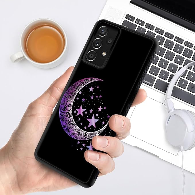 Cute Purple Moon Star