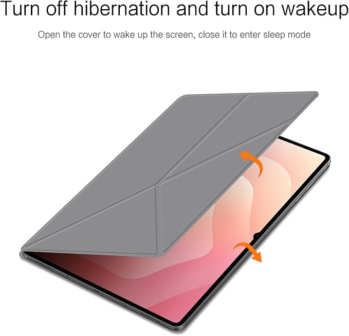 for Samsung Galaxy Tab S11 Ultra Case 14.6 inch Magnetic Attachment | Auto Wake/Sleep | Multi-Viewing Angles | Slim Light Shell Cover | Compatible with Samsung Galaxy Tab S11 Ultra | Grey
