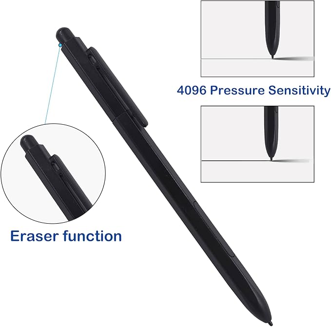 Stylus Pen With Eraser for BOOX Tablet Note Air 3 Go 10.3 and Tab Ultra
