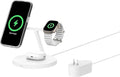 Belkin MagSafe-Compatible Charger 3-in-1 Wireless Charging Station Qi2-Certified 15W Wireless Charge for Apple iPhone 17 Series Apple Watch AirPods w/Non-Slip Base 40W Included - Black