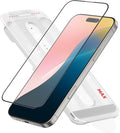 FLOLAB NanoArmour ONETIME MAX for iPhone 16 Matte Screen Protector Anti Glare Anti-Rainbow Tempered GlassInfinity Edge Edge Reinforced Easy Install Dust-Free Smooth as Butter