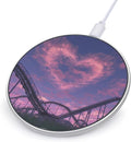 Roller Coaster Purple Sky Fast Portable Charger 10W Funny Graphic Phone Charging Pad with USB Cable