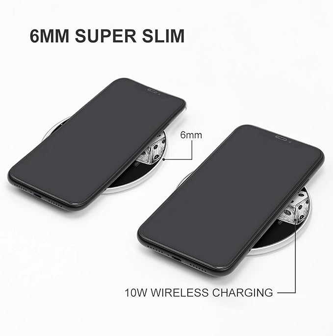 Two Dice Hanging on A Rope Phone Charger Magnetic Charging Pad Anti-Slip with USB Cable