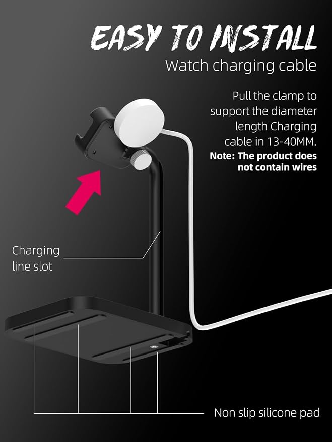 Black Universal Watch Bracket