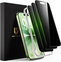 UNBREAKcable Privacy Screen Protector for iPhone 17 (6.3) 25° Anti-Spy Tempered Glass Easy Install Alignment Frame Case-Friendly 9H Hardness Anti-Fingerprint 3-Pack