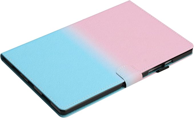 Kindle Fire HD 8 &amp Fire HD 8 Plus Case 12th/10th Generation (2024/2022/2020) 8.0 inch UUcovers Magneic Smart Folio PU Leather Wallet Cover with Stand/Pencil Holder [Auto Sleep/Wake] Pink Blue