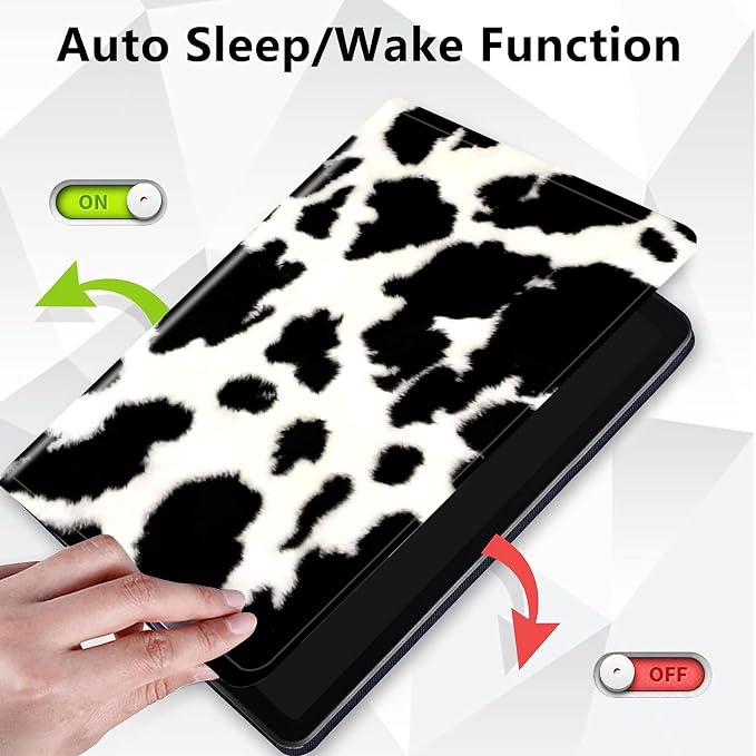 Black and White Cow Print