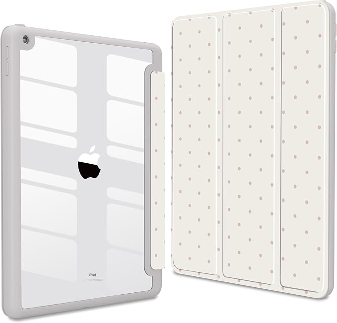 Cream Polka Dot
