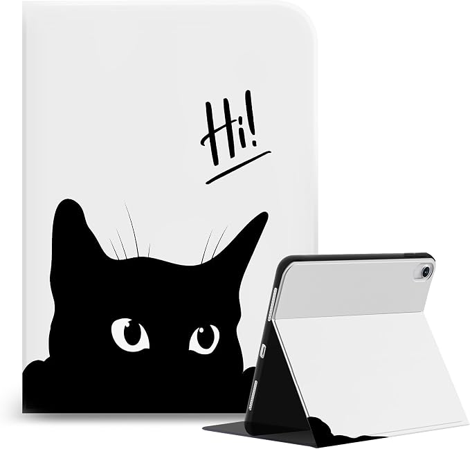 White-Black Cat Small