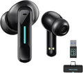 Middle Rabbit SW4 USB Wireless Earbuds for PC and Laptop: Bluetooth Headphones with 2.4GHz Dongle for Work Wireless Headset for Work with Microphone Earphones with Mic for Computer Desktop
