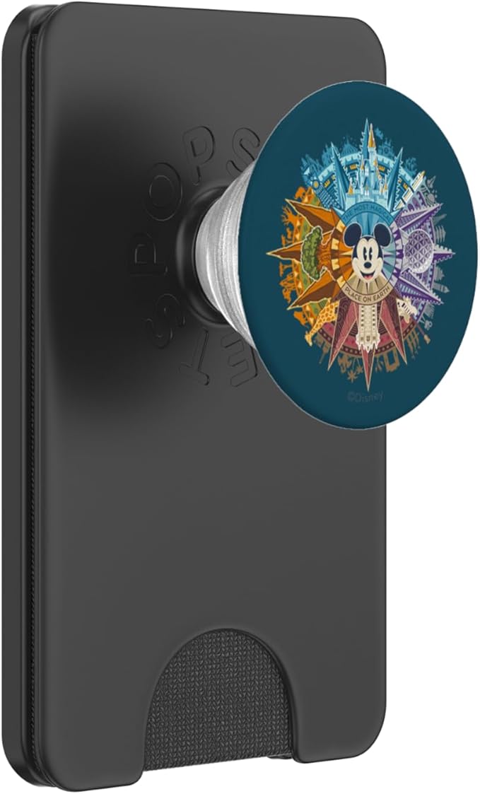 Disney World 50th Anniversary Mickey Mouse PopSockets PopWallet for MagSafe