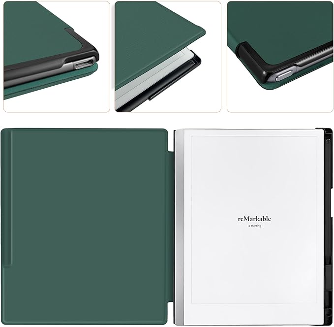 Case for Remarkable 2 Paper Tablet 10.3 2020 ReleasedLightweight and Hard Back Shell Protective Book Folio Cover with Built-in Pen HolderComes with Remarkable 2 Pen Tips.