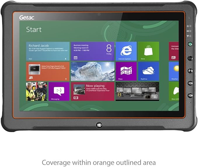 BoxWave Screen Protector Compatible with Getac F110 - ClearTouch Anti-Glare (2-Pack) Anti-Fingerprint Matte Film Skin