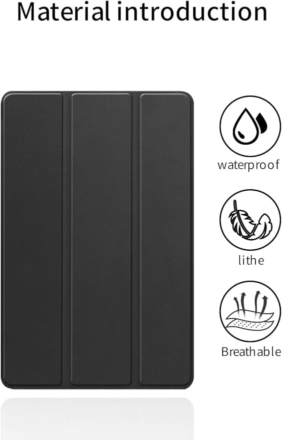 for Samsung Galaxy Tab S11 Ultra (SM-X936B) 2025 Android 14.6 Inch Tablet CaseBOVUGAC Tri-fold Tablet Case Cover for Galaxy Tab S11 Ultra 14.6Full Protection Premium PU Scratch Resistant.(Black)