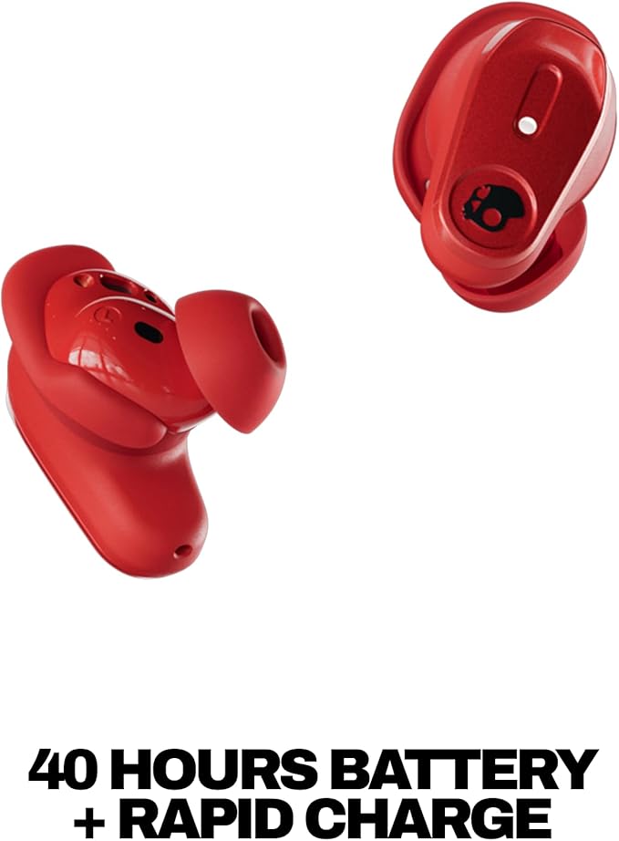 Skullcandy Method 360 ANC Wireless Earbuds Sound by Bose Bluetooth Headphones Premium Noise Cancelling Up to 40 Hrs Battery Sweat and Water Resistant Microphone for iPhone Android - Plasma