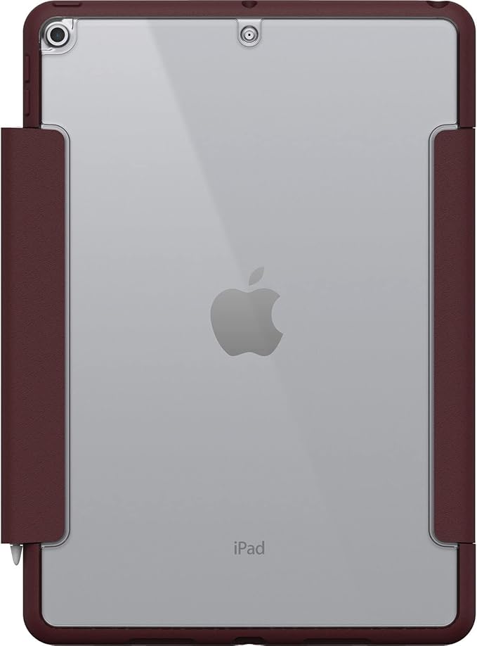 OtterBox - Symmetry 360 iPad Air Case for 3rd Gen - Scratch Resistant Tablet Case with Versatile Folio Sleek &amp Slim Design (Ripe Burgundy)