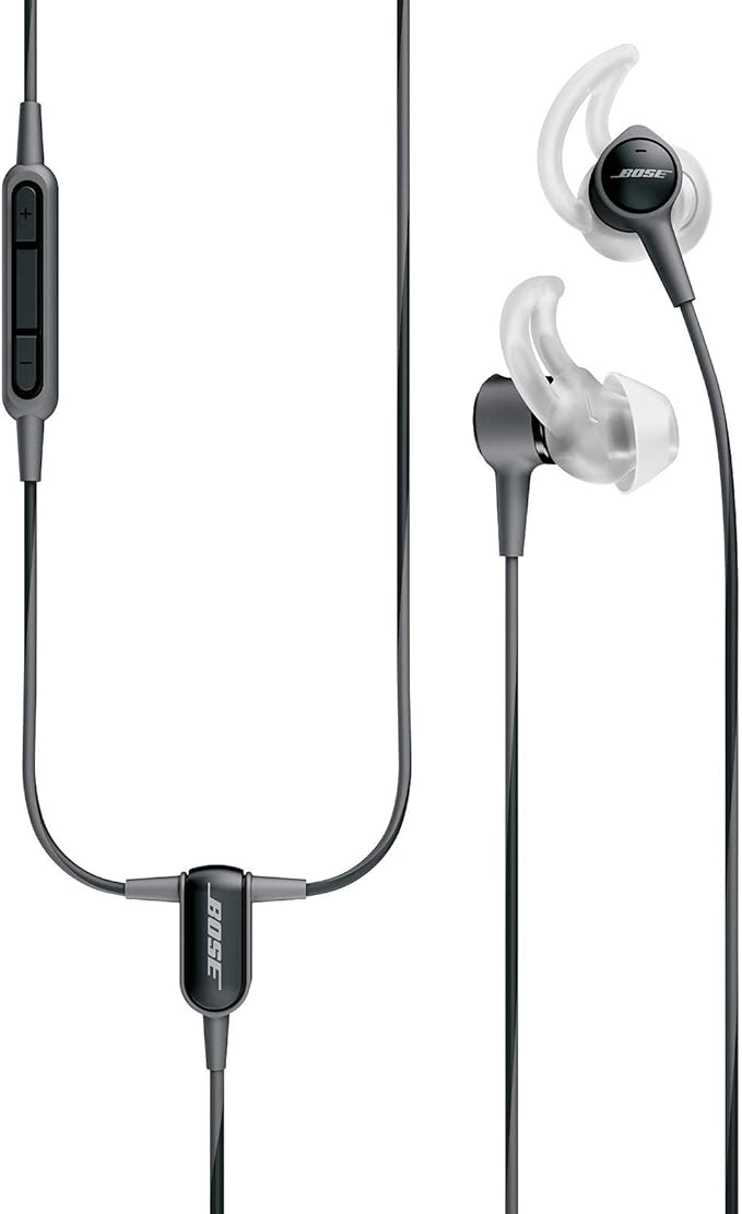 Bose SoundTrue Ultra in-ear headphones -compatible for Apple devices 741629-0010-cr Charcoal (Renewed)