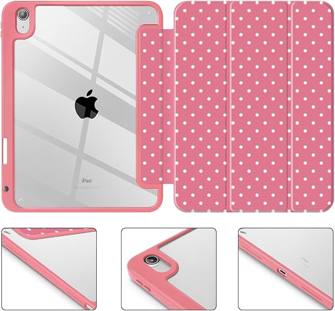 Watermelon Red polka dots