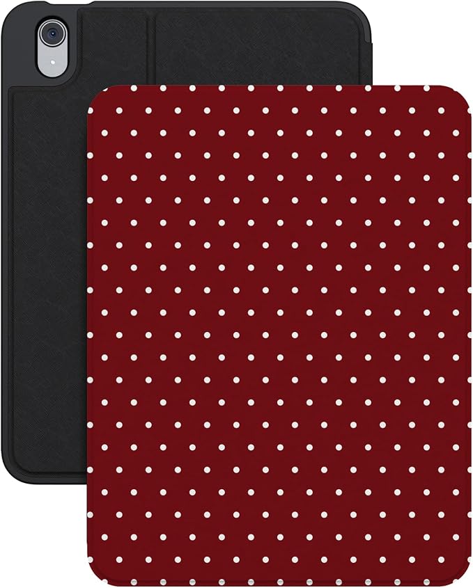 On the Dot | Maroon Polka Dot